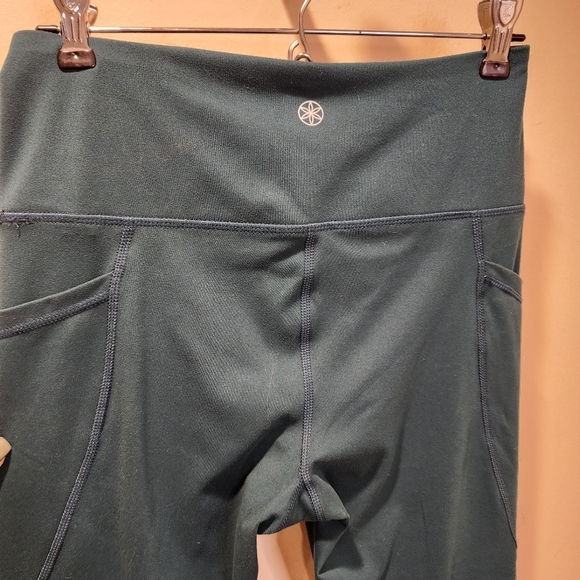 GAIAM Women's Green Ankle length Leggins size S - Picture 6 of 9